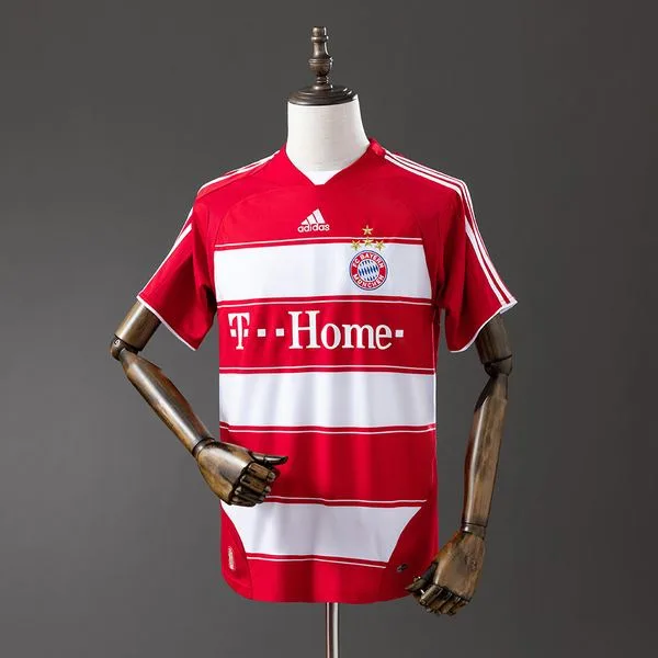 Camiseta de fútbol Bayern Munich 2007/08 LOCAL MANGA CORTA VERSION FAN